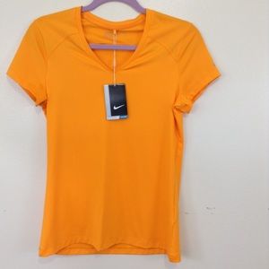 Nike Golf Orange V-neck Sz Small
